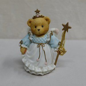 Cherished Teddies Kittie Fairy God Mother Bear Figurine Vintage 1996 #131865